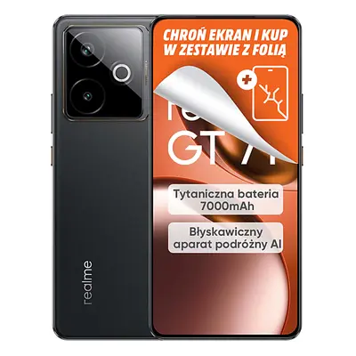 Smartfon realme Gt 7T 5G 12/256GB 6.78" 120Hz Czarny