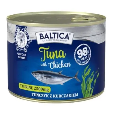 BALTICA Excellent Tuńczyk z kurczakiem - mokra karma dla kota - 185g