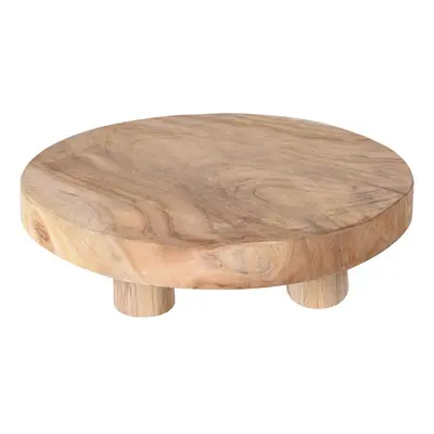 Podstawka Excellent Houseware drewno tekowe rustykalna 30 cm wys. 7 cm 1 szt.