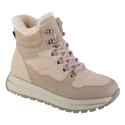 Rieker Booties N4002-60, Damskie, Beżowe, buty zimowe, skóra syntetyczna, rozmiar: 40