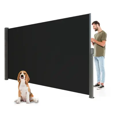 Boczna markiza tarasowa szara Meven 300 x 200 cm