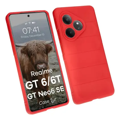 Bizon Tur do Realme GT 6 / GT 6T / GT Neo6 SE Czerwony