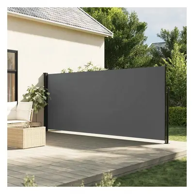 vidaXL Zwijana markiza boczna, antracytowa, 180x300 cm
