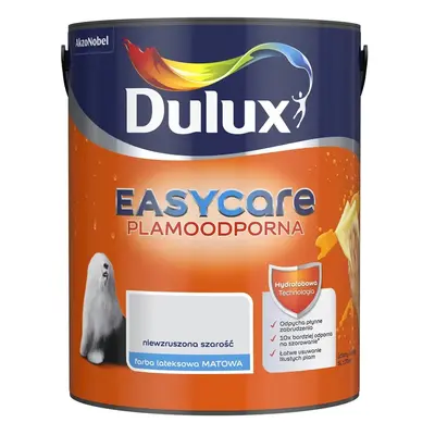 Farba do ścian sufitu Plamoodporna Dulux Easycare Niewzruszona szarość 5L