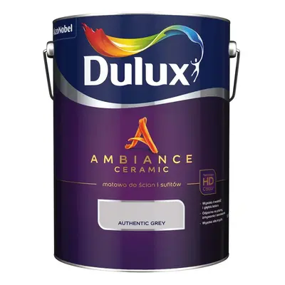 Dulux farba do ścian ceramiczna Ambiance Ceramic Authentic Grey 5L