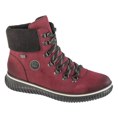 Rieker Booties 74247-35, Damskie, buty zimowe, Bordowe