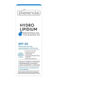 Bielenda Hydro Lipidium Krem Barierowy Nawilżająco-Ochronny SPF50+ 30ml