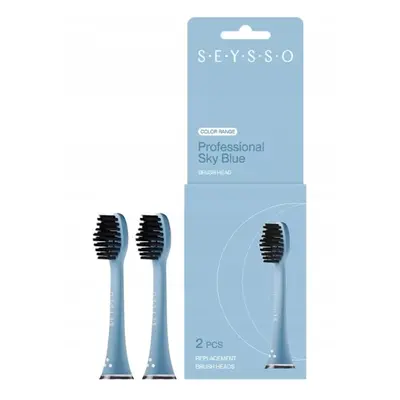 SEYSSO Sky Blue Końcówki Wymienne do Szczoteczki Sonicznej 2 Sztuki