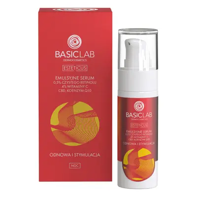 BasicLab Esteticus Emulsyjne Serum z Retinolem 0,5% 30ml