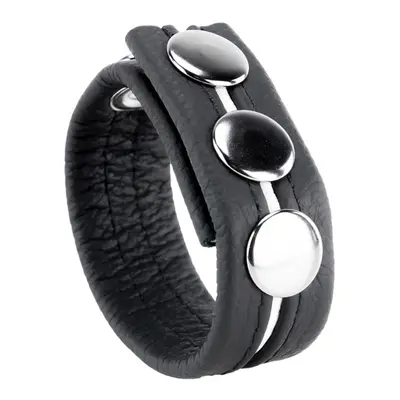 The Red Cockring En Cuir Black/White
