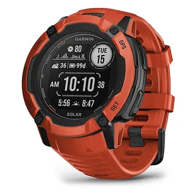 Smartwatch GPS GARMIN Instinct 2X Solar Czerwony 010-02805-01