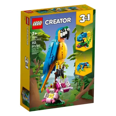 Klocki LEGO Creator 3 w 1 - Egzotyczna papuga 31136