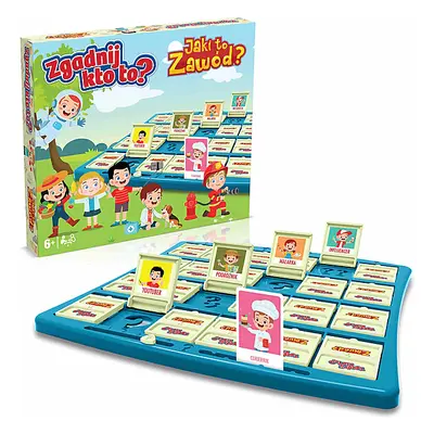 Gra towarzyska WINNING MOVES Zgadnij kto to? Jaki to zawód?