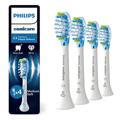 Końcówki do szczoteczki PHILIPS SONICARE Premium Plaque Defence HX9044/87 4szt. Biały