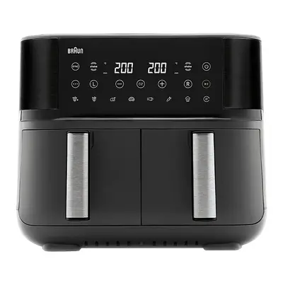 Frytkownica beztłuszczowa Air fryer BRAUN Fryer TwinCook 3 TD 3030 Czarny