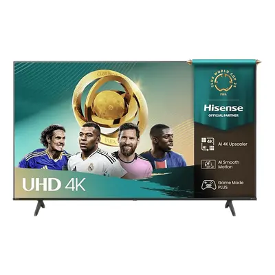 Telewizor LED HISENSE 43A6Q 43" 4K VIDAA Smart OS Al Upscaler Czarny
