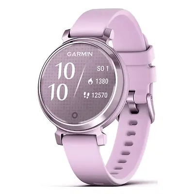 Smartwatch GARMIN Lily 2 Metallic Lilac 35mm 010-02839-01 z paskiem silikonowym w kolorze