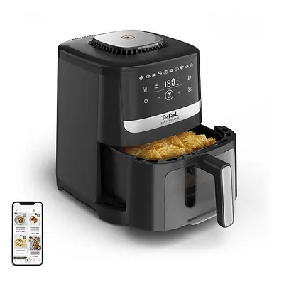 Frytkownica niskotłuszczowa Air fryer TEFAL EY5568E0 Easy Fry Silence Czarny