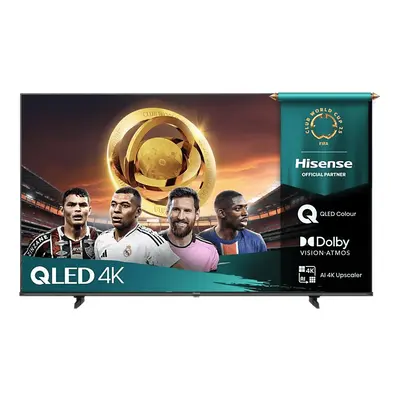 Telewizor QLED HISENSE 55E7Q 55" 4K VIDAA Smart OS Al Upscaler Czarny
