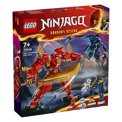 Klocki LEGO Ninjago Mech żywiołu ognia Kaia (71808)