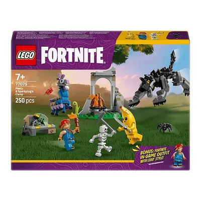 Klocki LEGO Fortnite Skórek i Iskra oraz obóz 77075