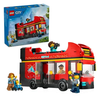 Klocki LEGO City Czerwony, piętrowy autokar (60407)