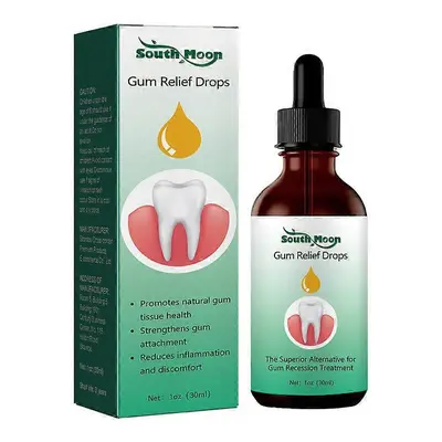 1-3 sztuk krople na odrost dziąseł, naturalny płyn do płukania jamy ustnej przywracający dziąsła