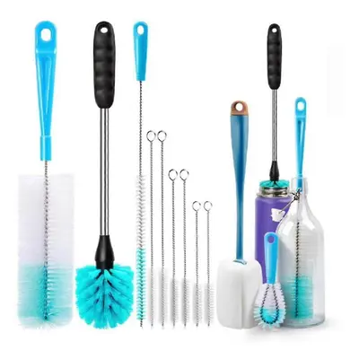 Zestaw do czyszczenia rurek szczotki do butelek, środek do czyszczenia butelek z długim uchwytem
