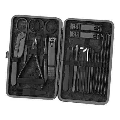 Zestaw do manicure pedicure 24 w 1 Profesjonalny zestaw do obcinania paznokci ze stali nierdzewn