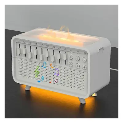 Inteligentna maszyna do białego szumu z Bluetooth i lampką nocną, dyfuzor zapachowy Echo Flame S