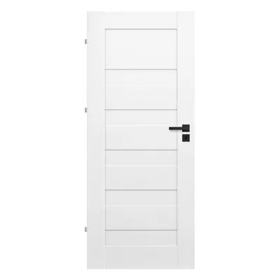 Drzwi pełne Trame 80 lewe białe