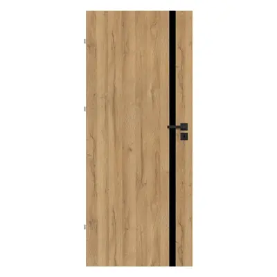 Drzwi pełne Exmoor 80 lewe dąb grandson czarna linia