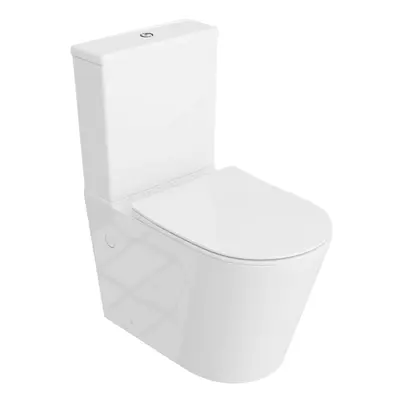 Kompakt WC Nelson wirowy z deską wolnoopadającą