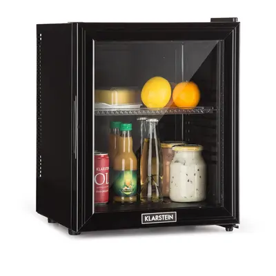 Klarstein Brooklyn 24, mini lodówka, szklane drzwi, LED, półka