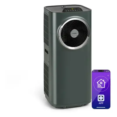 Klarstein Kraftwerk Smart 10K, klimatyzator przenośny 3 w 1, 10 000 BTU, sterowanie za pomocą aplikacji, antracytowy