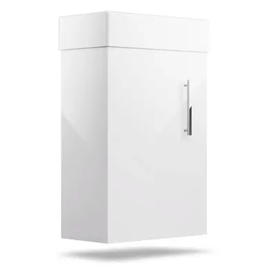 Blumfeldt Johnstone, szafka łazienkowa, z umywalką ceramiczną, 40 cm, funkcja cichego domykania (soft close)