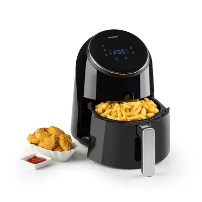 Klarstein AirVital, frytkownica beztłuszczowa, 1300 W, 2,5 l, powłoka CeraPlus, panel dotykowy, kolor czarny