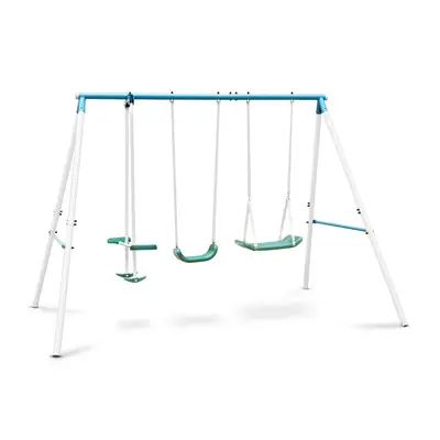 KLARFIT Olav, huśtawka dla dzieci, huśtawka ogrodowa, stalowy stelaż