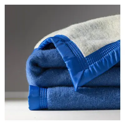 Dwukolorowy koc wełniany 600g/m2