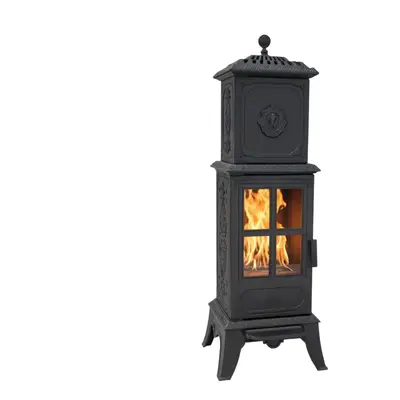Westbo of Sweden Victoria 240 - Wolnostoj?cy biokominek z ?eliwa - 4 godziny palenia na jedno nape?nienie - Klasyczny design pie