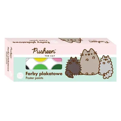 Farby plakatowe pusheen 12 kolorów 20 ml