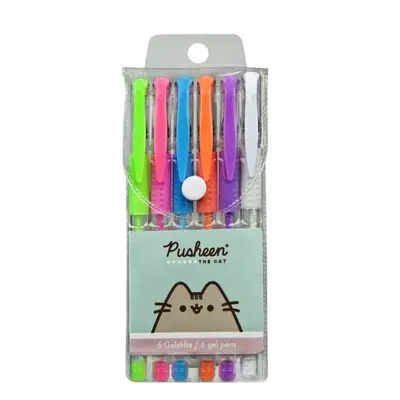 Długopis żelowy pusheen 6 kolorów push0194
