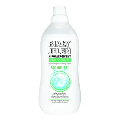 Pollena Biały Jeleń płyn do prania hipoalergiczny, 1000ml