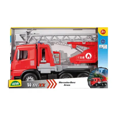 Pojazd Worxx Straż Pożarna z drabiną Mercedes w pudełku