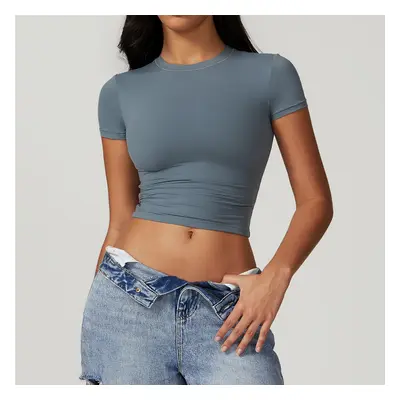 Crop top elastyczny do treningu i na co dzień Karter