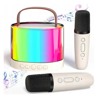 CoolStaff Głośnik + 2 Mikrofony Bezprzewodowe Zabawka Dla Dzieci Bluetooth Do Karaoke