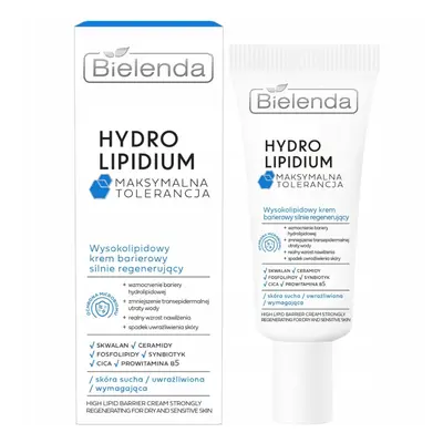 Bielenda Hydro Lipidium Barierowy Silnie Regenerujący Krem Do Twarzy 50ml
