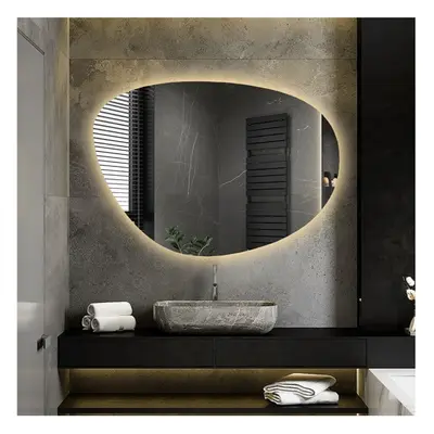 Lustro o nieregularnym kształcie z podświetleniem - AGAT LED