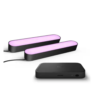 Philips Zestaw: Hue Sync Box 8K + 2 Szt. Play Bar Czarny