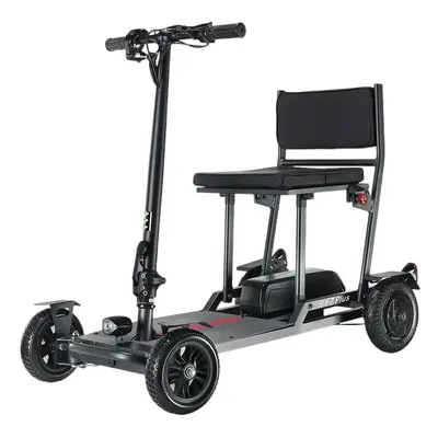 Składana czterokołowa hulajnoga elektryczna z siodełkiem Freejoyer F7 Plus, silnik 300W, bateria